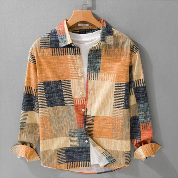 格調拼接長袖襯衫(2色) 通勤襯衫,上班襯衫,約會穿搭襯衫,休閒襯衫,簡約襯衫,質感穿搭,文青風,極簡百搭,通勤,日常都好穿,極簡穿搭首選,男裝,親膚涼爽,輕量通風,適合夏日穿著,襯衫,長袖襯衫,短袖襯衫,質感,簡約,外套,襯衫式外套,長袖上衣,襯衫,格紋襯衫,牛仔襯衫,寬鬆襯衫,格紋襯衫,條紋襯衫