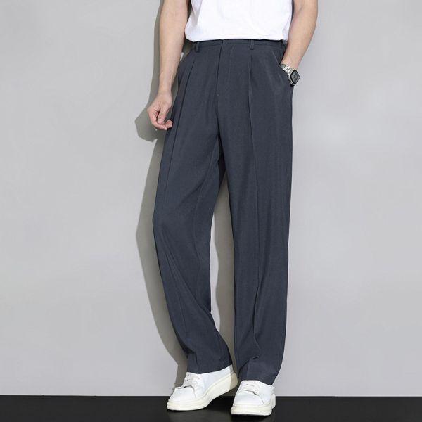 垂墜感彈力西裝褲(2色) 直筒褲,寬褲,寬褲男,涼感褲,棉麻褲,高腰褲,西裝褲,九分褲,七分褲,顯瘦褲,修身褲,彈性褲,有彈性長褲,涼感布料褲,抗皺褲,不易皺褲,防曬褲,修飾腿型褲,高彈性褲,大口袋褲,立體口袋設計,收腹褲,親膚舒適褲,涼感西裝褲,無束縛長褲,上班穿搭褲,出遊推薦褲款,約會穿搭褲,OL氣質褲子,夏天透氣褲,旅行百搭褲,家居舒適褲.夏季輕盈褲裝,顯瘦穿搭推薦