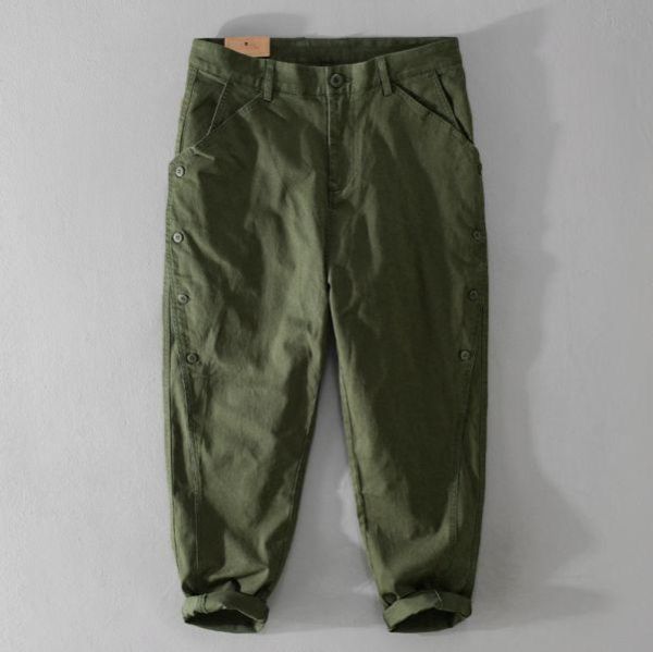 阿美咔嘰工裝長褲(3色) 透氣棉麻服飾,親膚涼爽,輕量通風,適合夏日穿著,復古衣著,休閒服飾,清涼透氣,日系風格,簡約服飾,男裝,秋冬穿著,中性服飾,春夏穿著,套裝