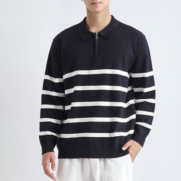 翻領拉鍊條紋長袖上衣(5色) 長袖上衣推薦,百搭長袖T恤,寬鬆長袖T恤,顯瘦長袖,素面長T,韓系長袖上衣,日系長袖T恤,情侶長袖T恤,中性長T,薄款長袖夏季必備,涼感長袖上衣,不易皺長T,厚磅長袖T恤,親膚棉質長袖,修飾身形長袖,透氣不悶長T,微落肩長袖,基本款長袖T恤,長版長袖上衣,開衩長袖設計,居家長袖T恤.運動長袖T恤,外出必備長袖,旅行長袖上衣,學生長袖推薦,街頭風長T,極簡風長袖,大地色長袖T恤,網紅愛用長T,長袖上