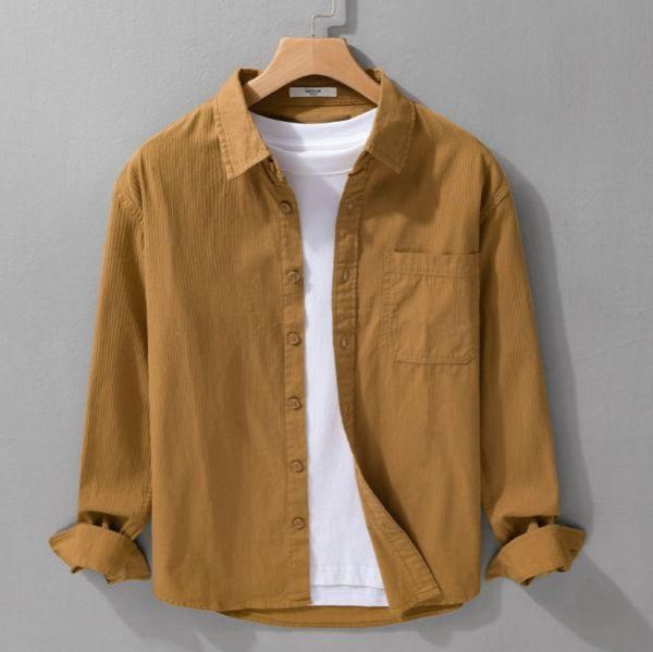 簡約單口袋襯衫式外套(4色) 透氣棉麻服飾,親膚涼爽,輕量通風,適合夏日穿著,復古衣著,休閒服飾,清涼透氣,日系風格,簡約服飾,男裝,秋冬穿著,中性服飾,春夏穿著,套裝,襯衫,長褲,長袖襯衫,短袖襯衫,西裝褲,長袖,外套,質感,簡約,外套,襯衫式外套