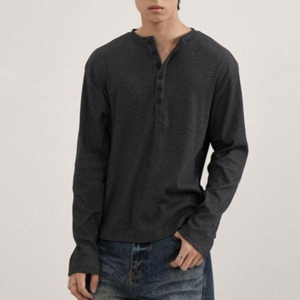 亨利領長袖上衣 長袖上衣推薦,百搭長袖T恤,寬鬆長袖T恤,顯瘦長袖,素面長T,韓系長袖上衣,日系長袖T恤,情侶長袖T恤,中性長T,薄款長袖夏季必備,涼感長袖上衣,不易皺長T,厚磅長袖T恤,親膚棉質長袖,修飾身形長袖,透氣不悶長T,微落肩長袖,基本款長袖T恤,長版長袖上衣,開衩長袖設計,居家長袖T恤.運動長袖T恤,外出必備長袖,旅行長袖上衣,學生長袖推薦,街頭風長T,極簡風長袖,長袖T恤,網紅愛用長T,長袖上衣,長