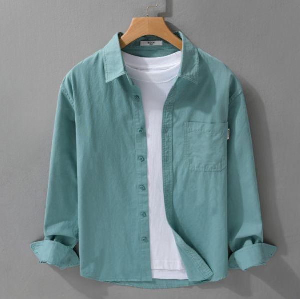 棉質單口袋質感襯衫(2色) 透氣棉麻服飾,親膚涼爽,輕量通風,適合夏日穿著,復古衣著,休閒服飾,清涼透氣,日系風格,簡約服飾,男裝,秋冬穿著,中性服飾,春夏穿著,套裝,襯衫,長褲,長袖襯衫,短袖襯衫,西裝褲,長袖,外套,質感,簡約,外套,襯衫式外套