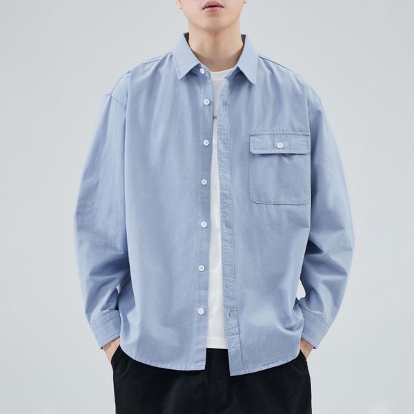 棉質單口袋襯衫式外套(4色) 通勤襯衫,上班襯衫,約會穿搭襯衫,休閒襯衫,簡約襯衫,質感穿搭,文青風,極簡百搭,通勤,日常都好穿,極簡穿搭首選,男裝,親膚涼爽,輕量通風,適合夏日穿著,襯衫,長袖襯衫,短袖襯衫,質感,簡約,外套,襯衫式外套,長袖上衣,襯衫,格紋襯衫,牛仔襯衫,寬鬆襯衫,格紋襯衫,條紋襯衫