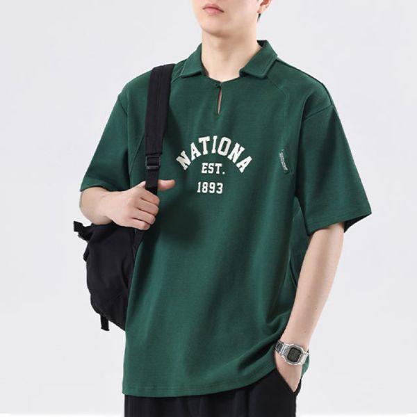 翻領單扣POLO衫 透氣棉麻服飾,親膚涼爽,輕量通風,適合夏日穿著,復古衣著,休閒服飾,清涼透氣,日系風格,簡約服飾,男裝,秋冬穿著,中性服飾,春夏穿著,套裝