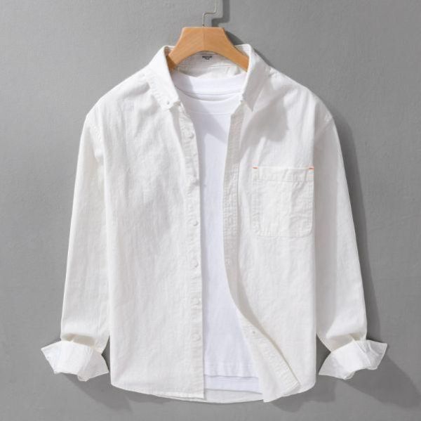 簡約單口袋質感襯衫(2色) 透氣棉麻服飾,親膚涼爽,輕量通風,適合夏日穿著,復古衣著,休閒服飾,清涼透氣,日系風格,簡約服飾,男裝,秋冬穿著,中性服飾,春夏穿著,套裝,襯衫,長褲,長袖襯衫,短袖襯衫,西裝褲,長袖,外套,質感,簡約,外套,襯衫式外套