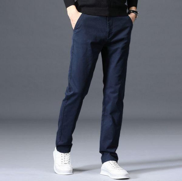 棉質彈力修身直筒褲(4色) 透氣棉麻服飾,親膚涼爽,輕量通風,適合夏日穿著,復古衣著,休閒服飾,清涼透氣,日系風格,簡約服飾,男裝,秋冬穿著,中性服飾,春夏穿著