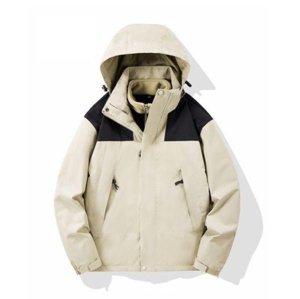 高機能三件式保暖外套(2色) 透氣棉麻服飾,親膚涼爽,輕量通風,適合夏日穿著,復古衣著,休閒服飾,清涼透氣,日系風格,簡約服飾,男裝,秋冬穿著,中性服飾,春夏穿著,套裝