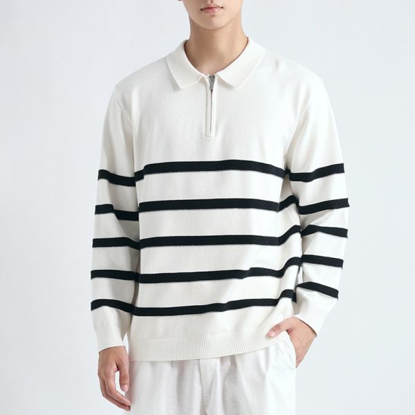 翻領拉鍊條紋長袖上衣(5色) 長袖上衣推薦,百搭長袖T恤,寬鬆長袖T恤,顯瘦長袖,素面長T,韓系長袖上衣,日系長袖T恤,情侶長袖T恤,中性長T,薄款長袖夏季必備,涼感長袖上衣,不易皺長T,厚磅長袖T恤,親膚棉質長袖,修飾身形長袖,透氣不悶長T,微落肩長袖,基本款長袖T恤,長版長袖上衣,開衩長袖設計,居家長袖T恤.運動長袖T恤,外出必備長袖,旅行長袖上衣,學生長袖推薦,街頭風長T,極簡風長袖,大地色長袖T恤,網紅愛用長T,長袖上