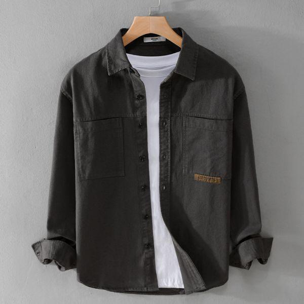 質感雙口袋襯衫式外套(4色) 通勤襯衫,上班襯衫,約會穿搭襯衫,休閒襯衫,簡約襯衫,質感穿搭,文青風,極簡百搭,通勤,日常都好穿,極簡穿搭首選,男裝,親膚涼爽,輕量通風,適合夏日穿著,襯衫,長袖襯衫,短袖襯衫,質感,簡約,外套,襯衫式外套,長袖上衣,襯衫,格紋襯衫,牛仔襯衫,寬鬆襯衫,格紋襯衫,條紋襯衫