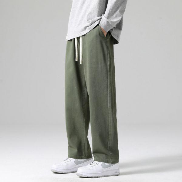 寬版棉質直筒工裝褲(3色) 透氣棉麻服飾,親膚涼爽,輕量通風,適合夏日穿著,復古衣著,休閒服飾,清涼透氣,日系風格,簡約服飾,男裝,秋冬穿著,中性服飾,春夏穿著,套裝