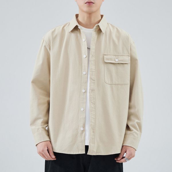 棉質單口袋襯衫式外套(4色) 通勤襯衫,上班襯衫,約會穿搭襯衫,休閒襯衫,簡約襯衫,質感穿搭,文青風,極簡百搭,通勤,日常都好穿,極簡穿搭首選,男裝,親膚涼爽,輕量通風,適合夏日穿著,襯衫,長袖襯衫,短袖襯衫,質感,簡約,外套,襯衫式外套,長袖上衣,襯衫,格紋襯衫,牛仔襯衫,寬鬆襯衫,格紋襯衫,條紋襯衫