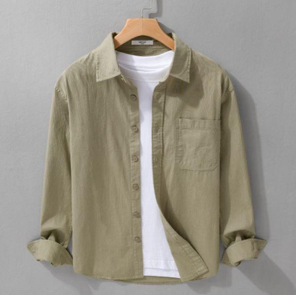 簡約單口袋襯衫式外套(4色) 透氣棉麻服飾,親膚涼爽,輕量通風,適合夏日穿著,復古衣著,休閒服飾,清涼透氣,日系風格,簡約服飾,男裝,秋冬穿著,中性服飾,春夏穿著,套裝,襯衫,長褲,長袖襯衫,短袖襯衫,西裝褲,長袖,外套,質感,簡約,外套,襯衫式外套