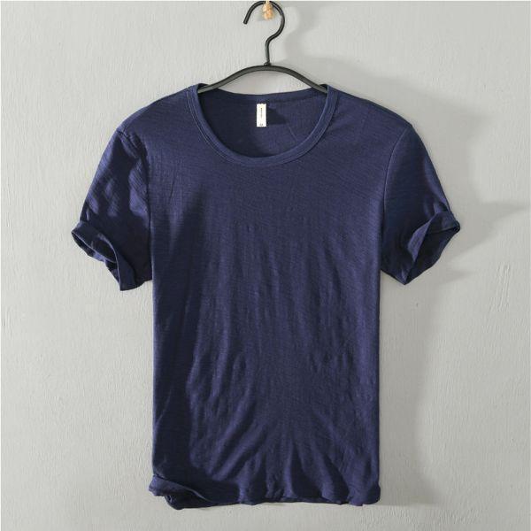 涼感竹節棉T恤 透氣棉麻服飾,親膚涼爽,輕量通風,適合夏日穿著,復古衣著,休閒服飾,清涼透氣,日系風格,簡約服飾,男裝,秋冬穿著,中性服飾,春夏穿著