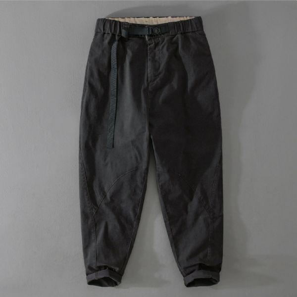 腰釦工裝直筒長褲(3色) 透氣棉麻服飾,親膚涼爽,輕量通風,適合夏日穿著,復古衣著,休閒服飾,清涼透氣,日系風格,簡約服飾,男裝,秋冬穿著,中性服飾,春夏穿著,套裝