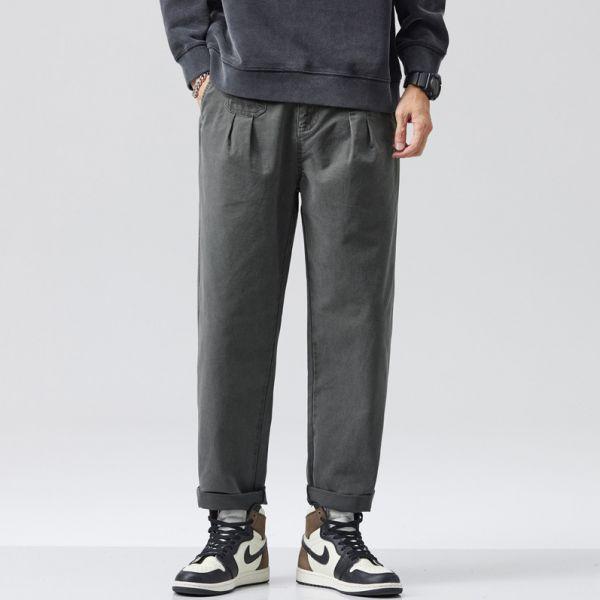 棉質工裝休閒長褲(3色) 透氣棉麻服飾,親膚涼爽,輕量通風,適合夏日穿著,復古衣著,休閒服飾,清涼透氣,日系風格,簡約服飾,男裝,秋冬穿著,中性服飾,春夏穿著