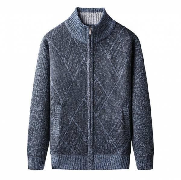 保暖格紋針織外套(4色) 透氣棉麻服飾,親膚涼爽,輕量通風,適合夏日穿著,復古衣著,休閒服飾,清涼透氣,日系風格,簡約服飾,男裝,秋冬穿著,中性服飾