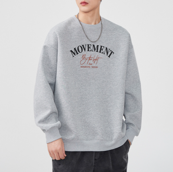 重磅圓領印花長袖上衣(4色) 透氣棉麻服飾,親膚涼爽,輕量通風,適合夏日穿著,復古衣著,休閒服飾,清涼透氣,日系風格,簡約服飾,男裝,秋冬穿著,中性服飾,春夏穿著,套裝