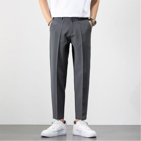 修身彈力西裝褲(3色) 透氣棉麻服飾,親膚涼爽,輕量通風,適合夏日穿著,復古衣著,休閒服飾,清涼透氣,日系風格,簡約服飾,男裝,秋冬穿著,中性服飾,春夏穿著
