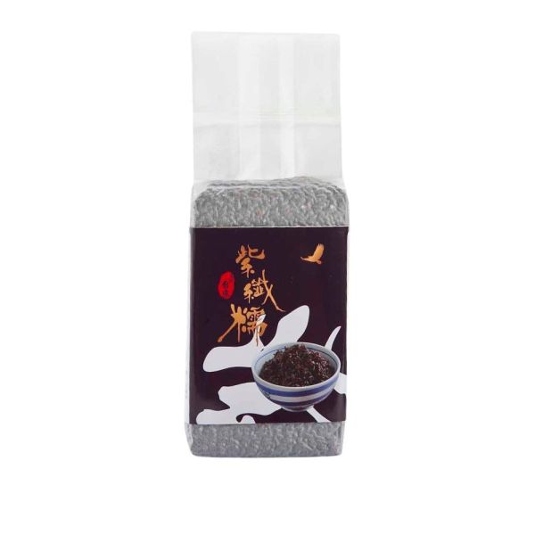 紫纖糯｜500g｜黑糯糙米/富含花青素/Q彈黏潤 紫纖糯,黑纖米母本,紫糯米,花青素糯米,天然紫米,友善耕作米,健康米飯,糯米推薦,台灣米,源天然