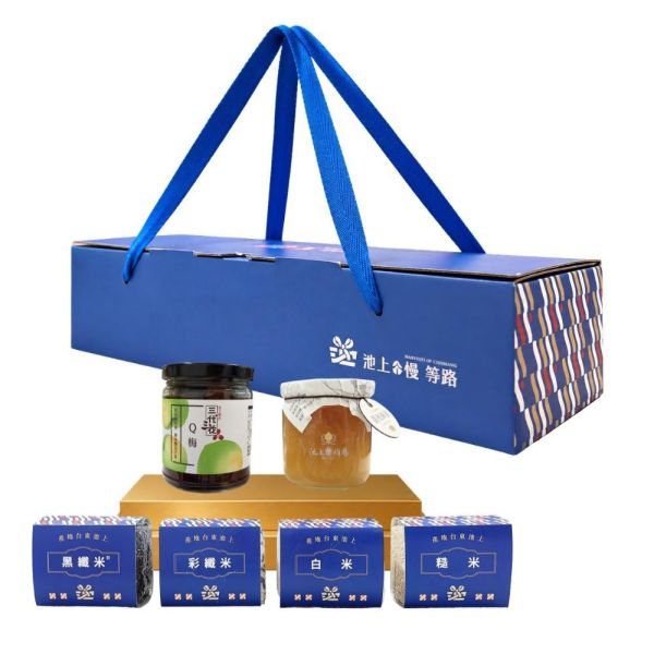 池上个慢等路禮盒 1570g｜米・蜜・梅 池上禮盒,池上米禮盒,源天然黑纖米,彩纖米推薦,台東伴手禮,池上蜂蜜,荔枝蜜推薦,梅子禮盒,健康米禮盒,台灣特色伴手禮,節慶送禮推薦,池上農產品,在地小農禮盒,高質感禮盒,米禮盒推薦