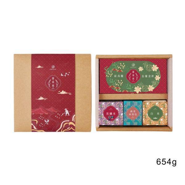 【母親節補給日】忘憂茶米禮盒 654g｜金針花茶×台東紅烏龍×黑纖米×白米 健康無負擔米食禮盒 忘憂茶米禮盒,農村好物,米食禮盒,金針花茶,紅烏龍,茶米禮盒推薦,健康伴手禮,台灣米禮盒,祝壽米禮盒,無負擔米食,源天然禮盒,黑纖米推薦,健康送禮,台灣在地食材禮盒,茶泡飯禮盒,白米推薦,企業贈禮