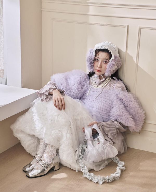 皮革水滴包-紫色（現貨） 