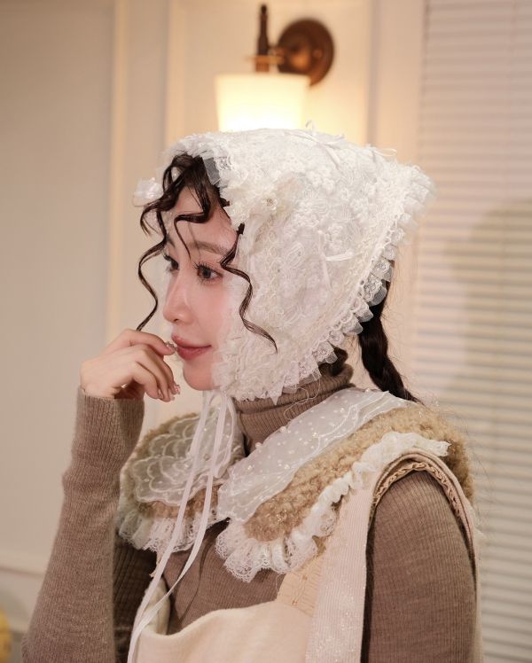 冬季蝴蝶結頭巾系列-3色（現貨） 