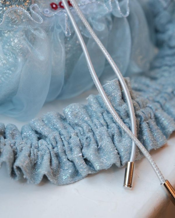 皮革水滴包-水藍色（現貨） 