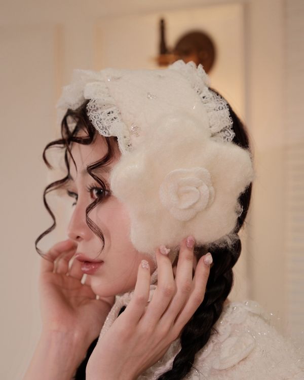 冬季花花耳罩系列-3色（現貨） 