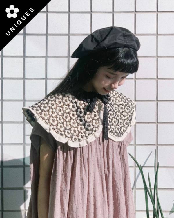 花弧黑褲裝 