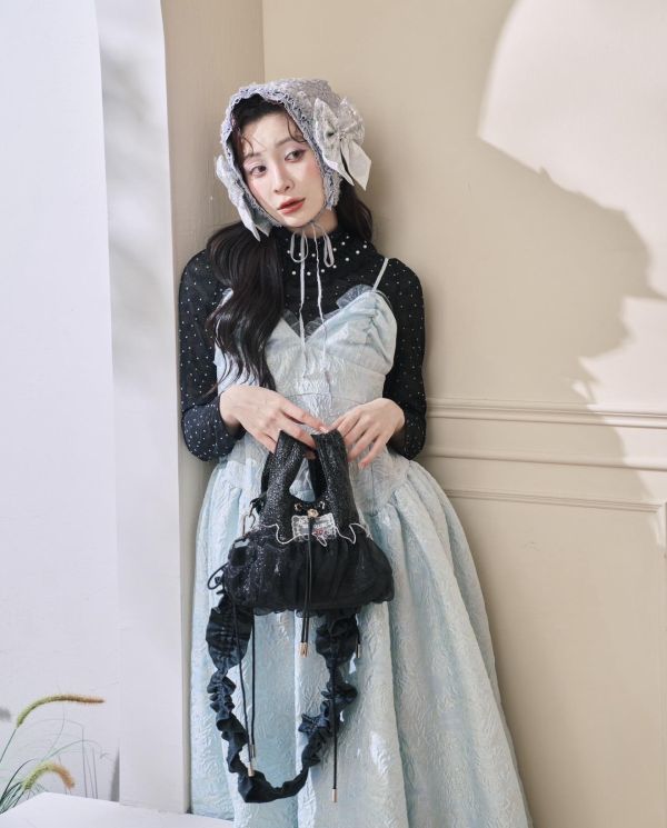 皮革水滴包-黑色（現貨） 