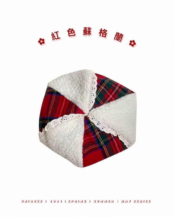 UNIQUES彩色拼接帽 