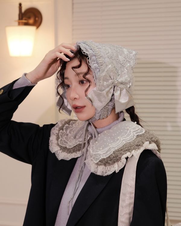 冬季蝴蝶結頭巾系列-3色（現貨） 