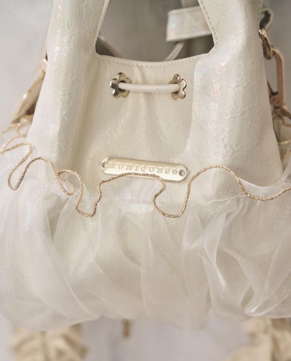 皮革水滴包-米色（現貨） 