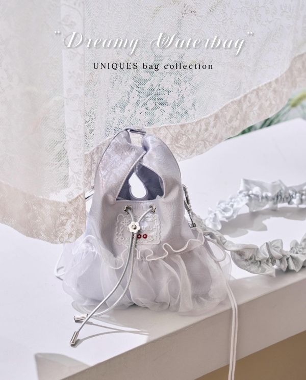 皮革水滴包-紫色（現貨） 