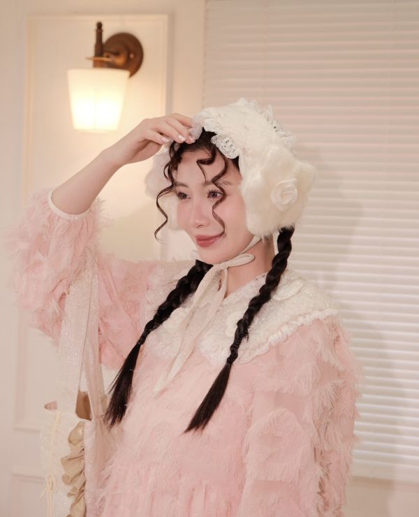 冬季花花耳罩系列-3色（現貨） 