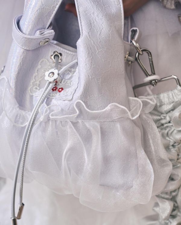 皮革水滴包-紫色（現貨） 