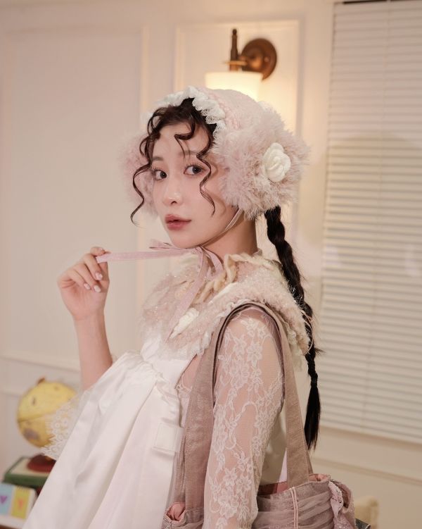 冬季花花耳罩系列-3色（現貨） 