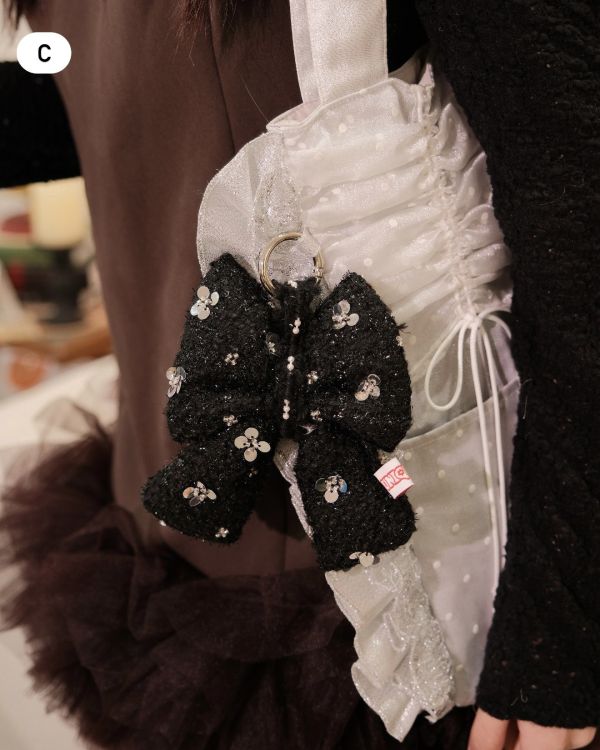 冬季蝴蝶結吊飾-10色（現貨） 