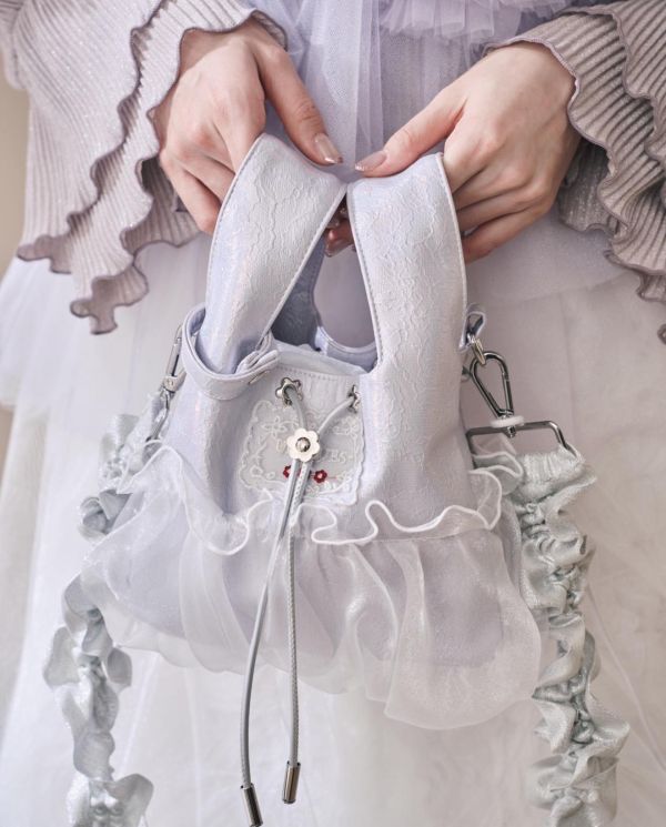 皮革水滴包-紫色（現貨） 