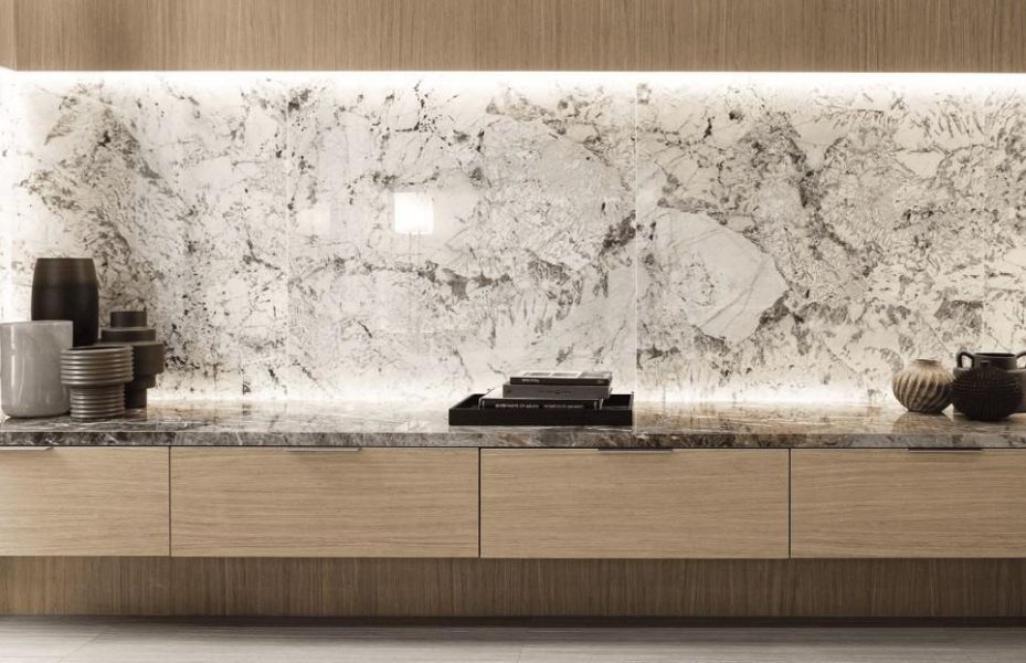 吉光片羽-薄板 品名：吉光片羽-薄板

規格：120x240x0.6CM (霧面/亮面)  

產地：義大利

模面：5種
