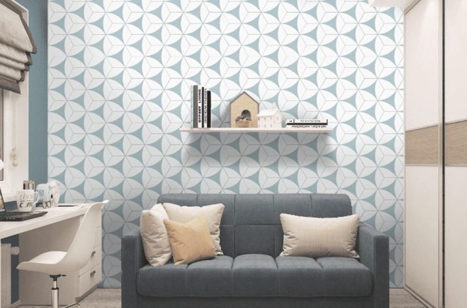 藍調 六角磚 品名：藍調 (霧面)

兩種顏色：藍、黑

規格：21.6x25CM    65片/坪     

產地：西班牙

模面 : 1種