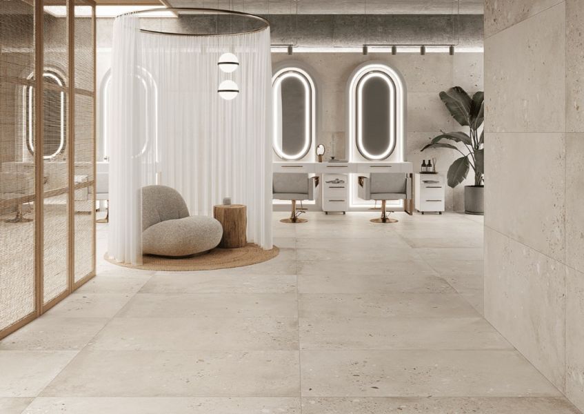 安山岩 品名：安山岩

兩款：米、灰

規格：亮面60x120x1.05cm  &  霧面60x120x1cm   4.5片/坪

產地：義大利

模面：17個