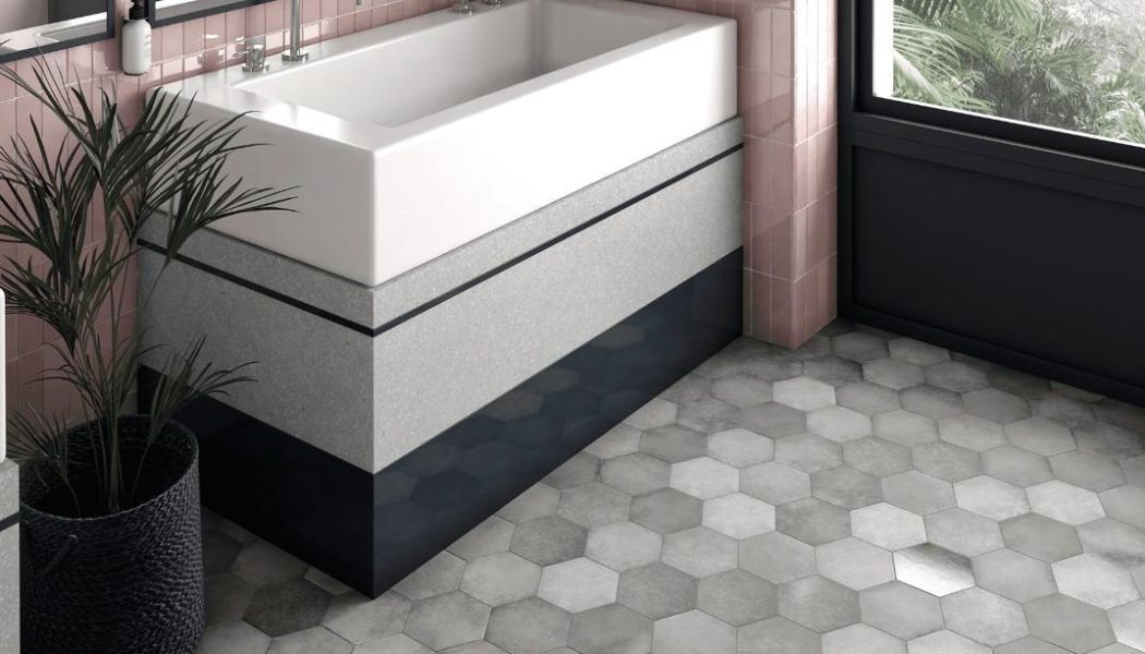 六花亭 六角磚 品名：六花亭 六角磚(霧面及亮面)

六種顏色：月牙白、深墨藍、迷霧灰、松石綠灰、海棠紅

規格：17.5x20CM    125片/坪     

產地：西班牙

模面 : 40種