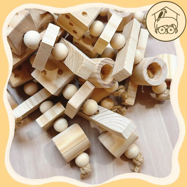 台灣手作｜蘋果樹系列｜串串大豐收【鸚鵡小木屋】 