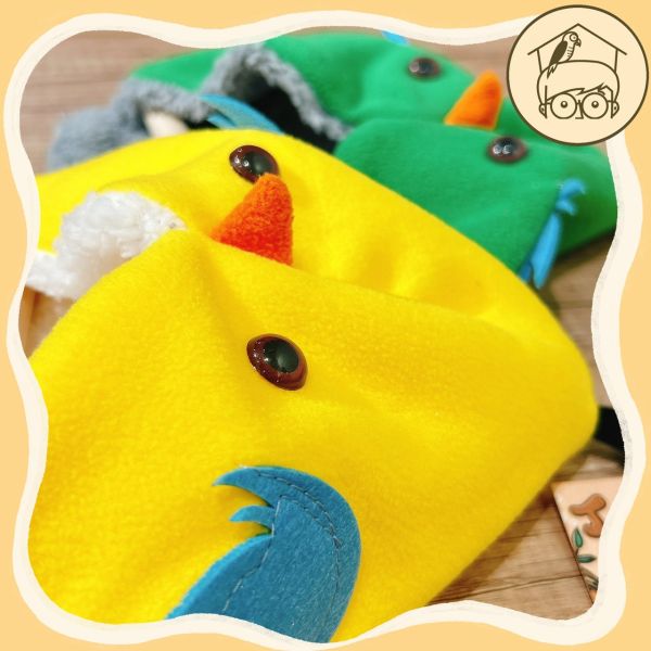 鳥鳥造型預防便便三角窩【鸚鵡小木屋】 