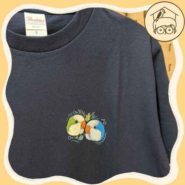 現貨當日出貨｜春夏新品-台製100%純棉鸚鵡T恤【鸚鵡小木屋】 