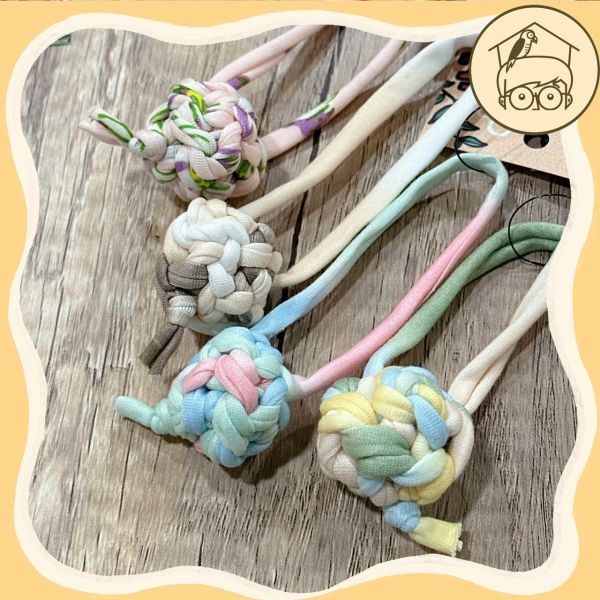 手作布線迷你糖葫蘆球球【鸚鵡小木屋】 