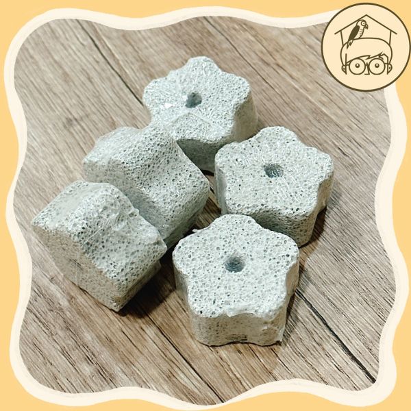 梅花磨牙火山岩樂串【鸚鵡小木屋】 